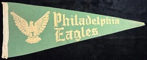 RARE 1944 WW2 Philadelphia Eagles NFL Football Pennant Full Size - Bild 1 von 15