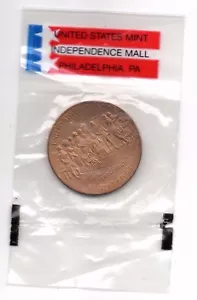 UNITED STATES MINT BICENTENNIAL 1792-1992 MEDAL BRONCE - Imagen 1 de 2