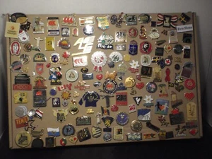 Collection metl enamel pins w butterfly/military lock Pinbacks lapel pins - Picture 1 of 12
