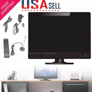 2024 TV-13D 13.3" TV LED Widescreen HDTV Built-in DVD Player w/ HDMI & USB Black - Picture 1 of 13