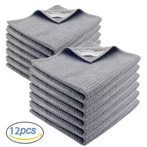 12 Pack Auto Mikrofasertuch Poliertuch Trockentuch Microfaser 40x40cm Spüllappen - Bild 1 von 17