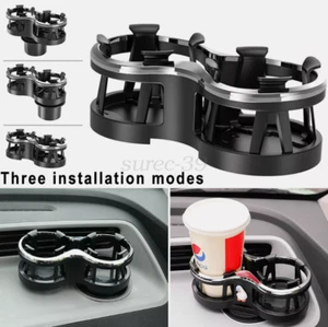 Drink Water Coffee Adjustable Bracket Seat Cup Holder Storage Car 2in1 Bottle - Picture 1 of 15