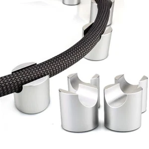 Aluminum Alloy HiFi Audio Wire Bracket Line Anti-Shock Pad Cable Stand Holder - Picture 1 of 13