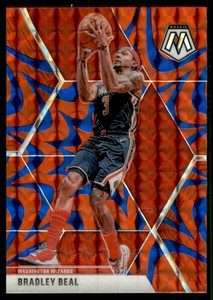 2019-20 Panini Mosaic Mosaic Blue Reactive #132 Bradley Beal