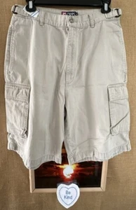 Chaps Ralph Lauren Hombre’s Bronceado Carga 34 Bolsillos Cortos Cremallera Plana Sólido Relajado Ca - Imagen 1 de 6