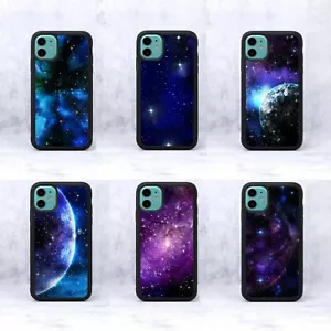 Rubber Planets Space Nebula Cosmos Stars Sky Phone Case/Cover For iPhone - Picture 1 of 16