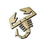 Bronze Scorpion L/R Fender Body Side Emblem for 500 124 125 595 695 Punto Bravo