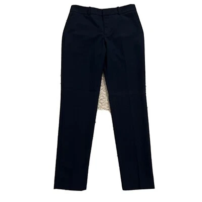 Trousers Dress Pants Straight Dark Blue Women Size 4 Mango Foto 1 de 4