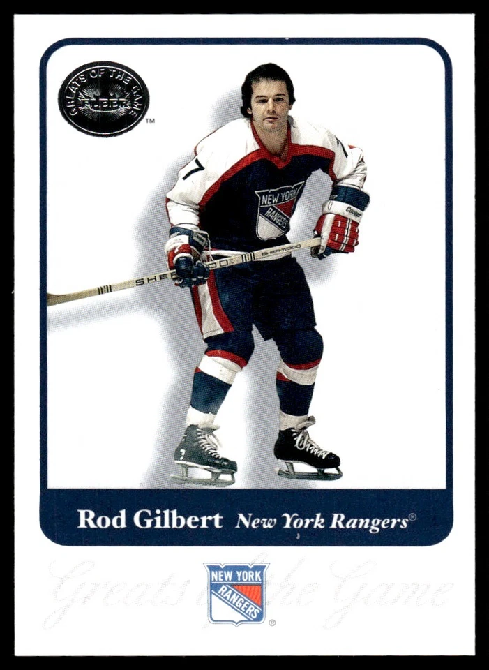 2001-02 Fleer Greats of the Game Rod Gilbert New York Rangers #23 - Image 1 of 2