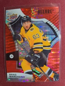 Brad Marchand RED RAINBOW 2021-22 Upper Deck Allure #37 Boston Bruins NHL Card