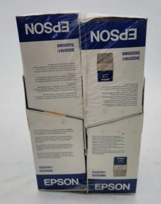 lot of 4 epson ink encre tinta s020191/s020089 - Image 1 of 4