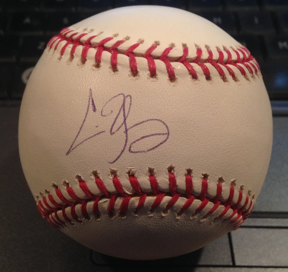 Chris Young Autografiado Firmado RAWLINGS OML Béisbol SIDSGRAPHS CERTIFICADO DE AUTENTICIDAD Foto 1 de 1