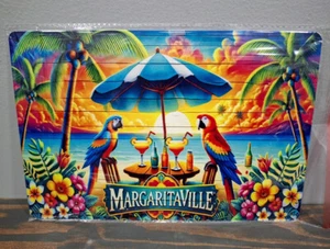 Letrero metálico Margaritaville 12 x 8 pulgadas - Imagen 1 de 5