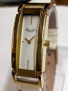 KENNETH COLE NEW YORK QUARTZ WHITE DIAL KC2560 A126-10 WOMEN'S VINTAGE WATCH - Picture 1 of 17