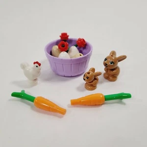 NEU LEGO Hase Kaninchen braun Minifigur Karotten Frühling Blumen Ostern Korb Eier - Bild 1 von 7