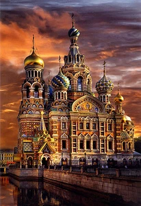 Chart Needlework Embroidery DIY Counted Cross Stitch Pattern - St. Petersburg - Picture 1 of 5
