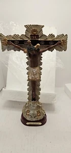 Cruz del Señor de los Milagros con estatua de Jesús. Nuevo en caja. T4 - Imagen 1 de 8
