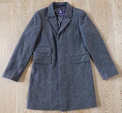 Abrigo de vestir Crewcuts JCrew para niños gris mezcla de lana talla 12 nuevo sin etiquetas Foto 1 de 4