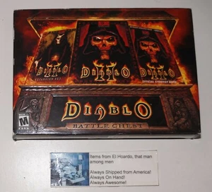 Diablo 2 II Battle Chest - 2001 PC Game, Strategy Guide, & Expansion Pack - Picture 1 of 4