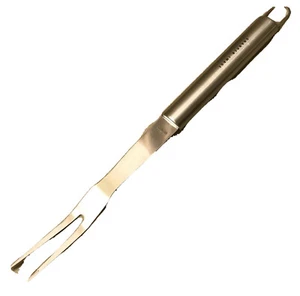 Sharper Image Stainless Steel Metal Jumbo BBQ Grilling Fork - Picture 1 of 5