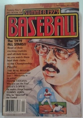Tommy Kay's Verano 1979 Gran Libro de Béisbol Reggie Jackson RARO MUY BUEN ESTADO Rojos A's Foto 1 de 4