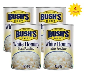 Bush's White Hominy, Konserven und Regal stabil, 15,5 oz (4er Pack) - Bild 1 von 4