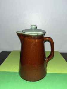 John B Taylor Zanesville County Fare Pottery Large Coffee Pot W/ Lid  - Picture 1 of 6