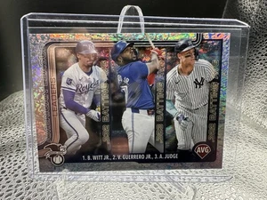 2024 AL Batting Average Leaders Topps 2025 Series 1 Rainbow Speckle Foil #345 - Bild 1 von 2