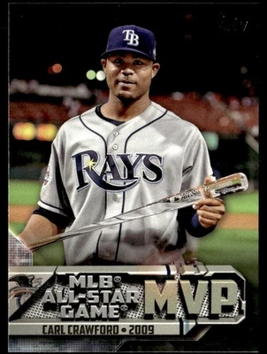 2017 Topps All-Star Game MVP Carl Crawford Tampa Bay Rays #ASM-19 - Image 1 of 2