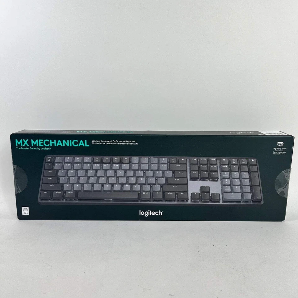 Logitech MX Mechanical Wireless Keyboard - Graphite (Tactile Quiet Switches)
