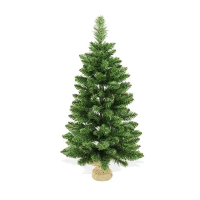 BOP Albero di Natale Pinetto Argo 60/90 cm, base in Juta, Piccolo e già pronto - Immagine 1 di 4
