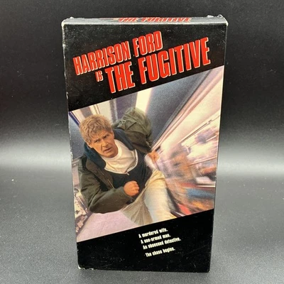 The Fugitive VHS 1993 Action Thriller Original Release Warner Bros Foto 1 de 2