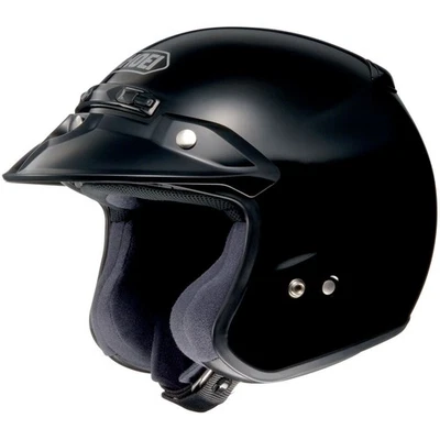 Shoei RJ Platinum-R Open-Face Helmet - Black - 2XL 02-606 Foto 1 de 3
