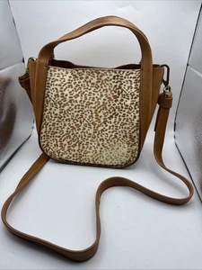 Madewell Sydney Brown Cheetah Print Crossbody Bag - Picture 1 of 8