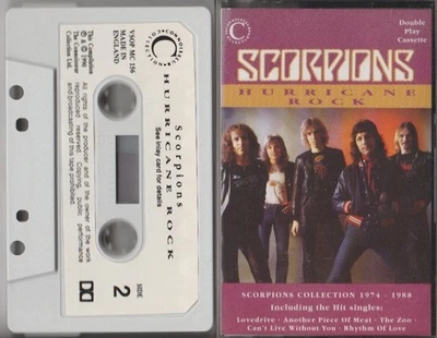 Scorpions 'Hurricane Rock'  Double Play Cassette Album (1990) - Image 1 of 2
