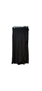 Mud Pie Black Long Skirt Tie Waist Size S Small Black New NWT - Picture 1 of 6