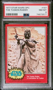 1977 O-PEE-CHEE OPC STAR WARS #107 THE TUSKEN RAIDER PSA 8 NM-MINT RARE - Picture 1 of 2