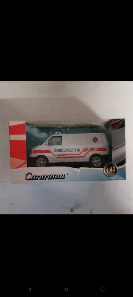 modellino ambulanza cararama 1:43 - Immagine 1 di 1
