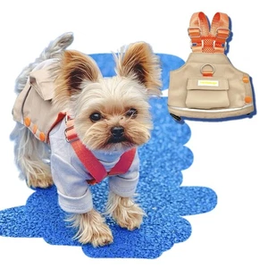 Little Explorer Pet Vest - High-Vis Outdoor Outfit with Detachable Backpack f... - Picture 1 of 9