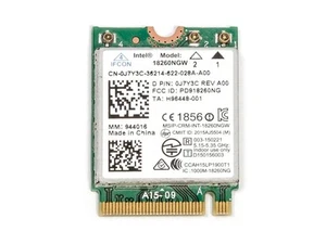 Network interface card Dell Latitude E7470 Wi-Fi 5 Bluetooth 4.2 J7Y3C - Afbeelding 1 van 1
