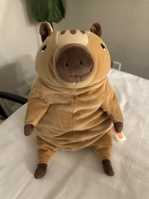 Shinada Global Mochi-Neko Mochi Neko 野猪大号毛绒罕见 — 第 1/4 张图片