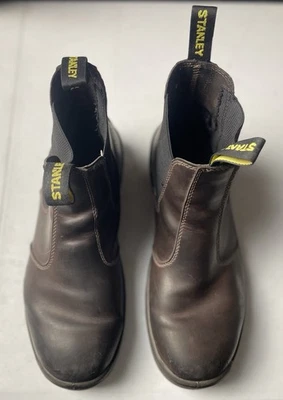 Bota de trabalho masculina Stanley tamanho 13 draga slip on - Imagem 1 de 4