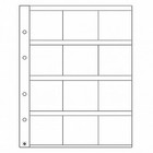 Leuchtturm Münzhüllen OPTIMA 12 Fächer für Münzrähmchen 50mm 5er-Pack