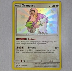 Pokemon TCG Oranguru SV44/SV94 Hidden Fates Shiny Vault Shiny Holo Rare NM/M - Picture 1 of 2