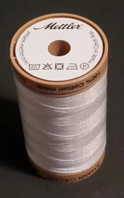 Cotton Machine Quilting Thread 40wt 500yd White 762303576759 - Image 1 of 2