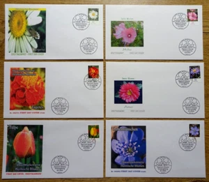 6 x Federación FDC Flores Nº 2451,2462,2463,2471,2484,2485 ESST Bonn BRD 2005 ETABO - Imagen 1 de 4