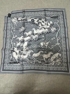 Hermes Carré Bandana 55 "Wild Horse" Scarf - Picture 1 of 1