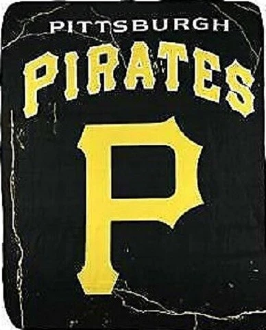 Pittsburgh Pirates MLB 50" x 60" Blanket Fleece Cover