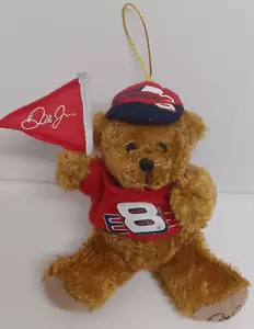 Dale Earnhardt Jr #8 Oso Peluche Adorno Trevco Nascar Carreras Bandera Sombrero 4.5" - Imagen 1 de 9