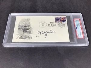 The Finest, Jim McMahon 1997 portada primer día autógrafo PSA 10 GEMA COMO NUEVO - Imagen 1 de 5
